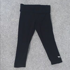 Pink Victoria Secret Yoga Cropped Leggings